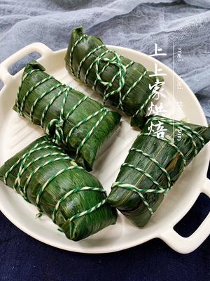 四角粽子包法（带视频）的做法 步骤1