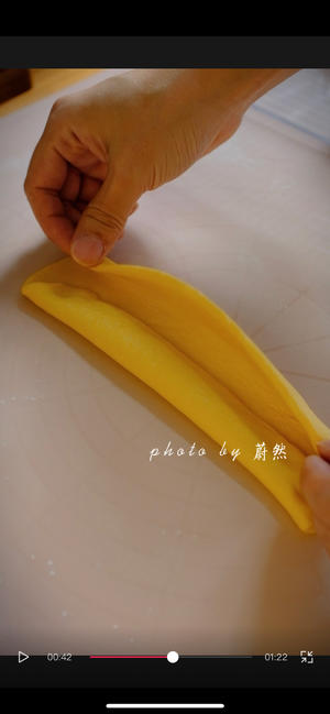 南瓜奶油卷的做法 步骤7