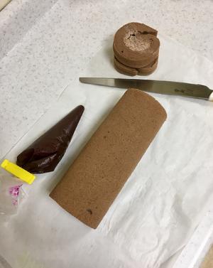圣诞树桩蛋糕（完全攻略）的做法 步骤46