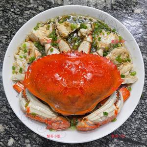宴客葱油太子蟹～珍宝蟹的做法 步骤6