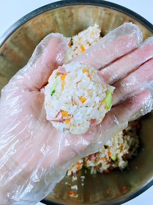 改善小孩挑食·懒人速手便当·日式芝士饭团?的做法 步骤4