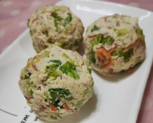 豆腐菜丸子（低脂减肥餐）的做法 步骤4