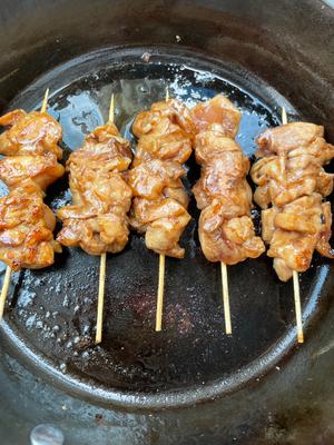 有滋有味减肥餐～不发胖大胆吃的照烧鸡肉串串的做法 步骤5