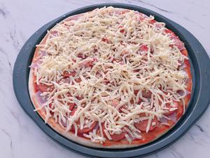 自制披萨?homemade pizza?儿童披萨 全麦披萨 减肥餐的做法 步骤13