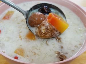 美容润肤 椰浆银耳桃胶雪燕海燕红枣桂圆木瓜羹 纯素的做法 步骤9
