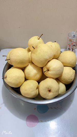 润肺川贝秋梨膏的做法 步骤1