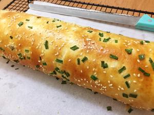 海苔香葱肉松面包卷（28cm方盘）的做法 步骤14