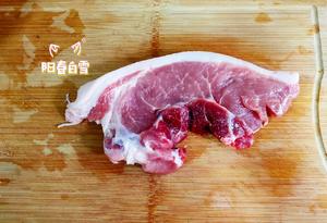 别再给孩子买火腿肠了！试试这款自制午餐肉无添加肉香软（适合一岁以上婴幼儿辅食）蒸肉糕，蒸午餐肉的做法 步骤1