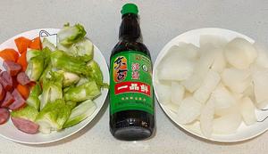 【孕妇食谱】火腿萝卜烧儿菜，清淡爽口，增强免疫力赛人参的做法 步骤4