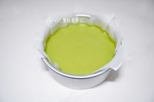 抹茶提拉米苏巴斯克的做法 步骤9