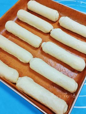 老奶油面包（咸奶油老式）面包机揉面 轻松出手套膜的做法 步骤5