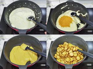 网红新口味‼️咸蛋黄肉松雪花酥的做法 步骤3