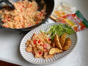 Jambalaya&baked potato美国南部的杂烩饭和烤土豆的做法 步骤10