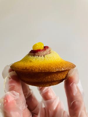 【配方翻译搬运】超高颜值树莓玛德琳的做法 步骤14
