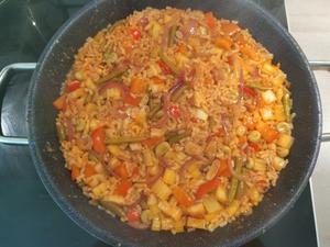 西班牙（鸡肉）烩饭（Paella），快乐碳水的味道！的做法 步骤10