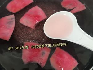 火龙果果冻--白凉粉的做法 步骤6