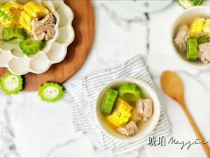 苦瓜玉米排骨汤＃北鼎养生壶食谱＃的做法 步骤7