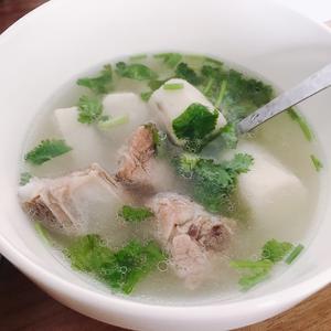 一个人吃饭篇-排骨山药汤的做法 步骤3