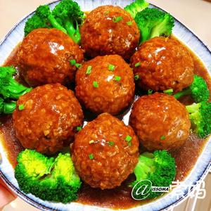 四喜丸子（红烧狮子头）的做法 步骤8