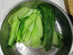 青菜肉末鸡蛋卷的做法 步骤5