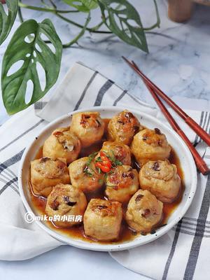 超下饭❗️油豆腐酿肉末土豆泥的做法 步骤10