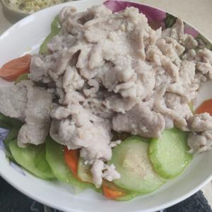 滑溜里脊肉炒时素的做法 步骤4