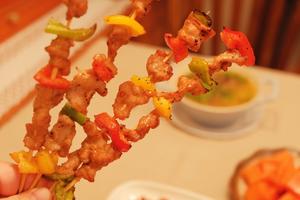 彩椒里脊小肉串儿的做法 步骤14