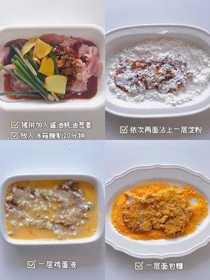 非油炸健康酥脆猪排的做法 步骤3