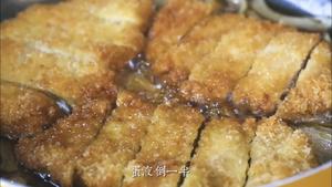 炸猪排盖饭的做法 步骤18