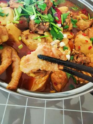 肥肠芋儿鸡?的做法 步骤9
