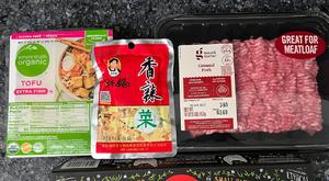 虾仁肉末煎豆腐?辣辣的干饭神器！的做法 步骤1