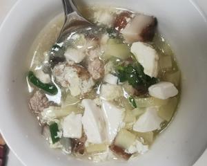 豆腐肉片什锦羹汤（土豆香菇豆腐肉沫鲜美羹汤无鸡精版本）的做法 步骤21