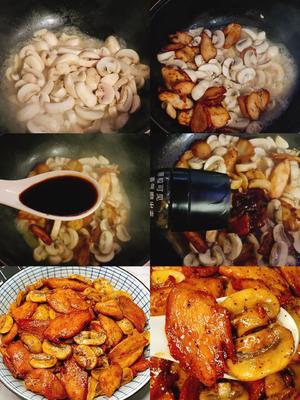 嫩滑不柴❗️爆好吃的黑椒口蘑炒鸡胸肉～绝了的做法 步骤4