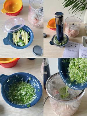 东菱百味佐料机_低脂鸡胸虾仁丸子+蒜蓉辣椒蘸酱的做法 步骤2