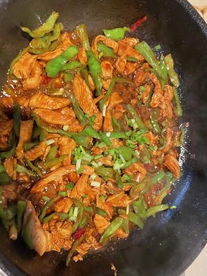 下饭菜 小炒鸡胸肉的做法 步骤12
