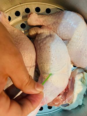 盐焗鸡腿?的做法 步骤2