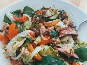 泰式牛柳沙拉 Thai Beef Salad的做法 步骤6