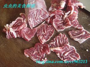 鬼马牛腱（油条炒牛肉）的做法 步骤2