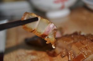 猪血丸子蒸腊肉的做法 步骤9