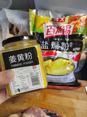 电饭煲做的三黄鸡的做法 步骤3