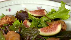 【Rachel khoo】无花果鸡肝沙拉（Salade de figues et Foies de Volailles）的做法 步骤3