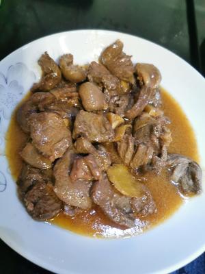 大蒜炒鸡心的做法 步骤4