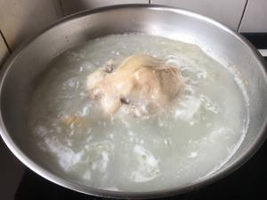 童子鸡鸡丝面汤的做法 步骤3