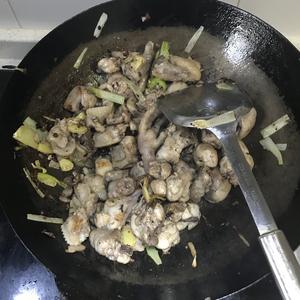 小鸡炖蘑菇粉条（珍品毛尖蘑）的做法 步骤7