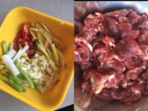 青椒炒牛肉的做法 步骤1