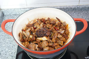 柱侯腐竹牛腩萝卜煲【2月北鼎珐琅锅食谱】的做法 步骤7