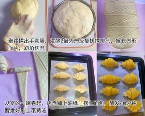 奶香牛角包，松软香甜零失败，早餐必备的做法 步骤2