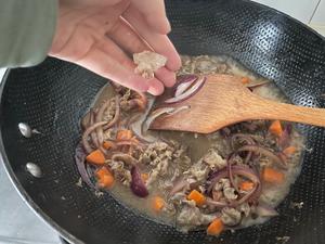 主食一扫光，日式肥牛饭！的做法 步骤8