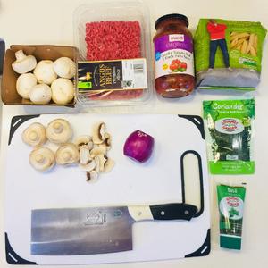 牛肉末意面（孕妇补铁之二）的做法 步骤1
