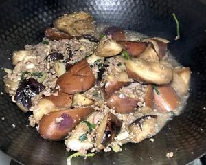 超少油 家常葱烧茄子牛肉沫，2种茄子处理方法的做法 步骤12